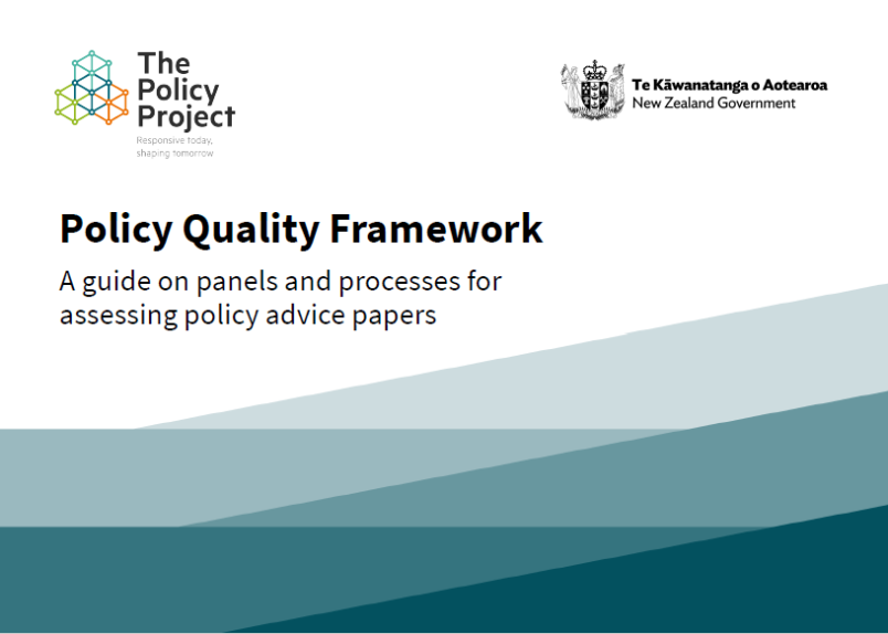 Policy Quality Framework: A guide on panels and processes for assessing policy papers