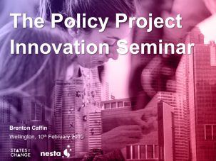 Policy Project Innovation Seminar slides cover