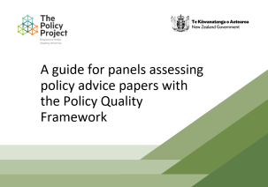 A guide for panels assessing policy advice papers with the Policy Quality Framework