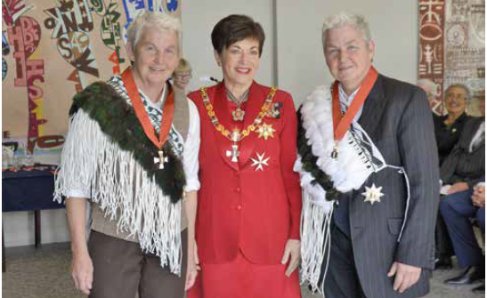 The Topp Twins on their investitures with the Governor-General