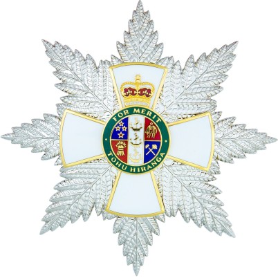 Breast Star of a Knight or Dame Companion of the New Zealand Order of Merit