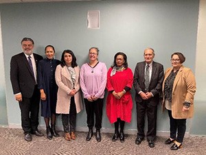 Tā Mason's Steering Group (pictured left to right): Rahui Papa, Parekawhia Mclean, Kim Ngarimu (resigned from Steering Group), Dr Matire Harwood, Amohaere Houkamau, Ta Mason Durie, Lisa Tumahai.